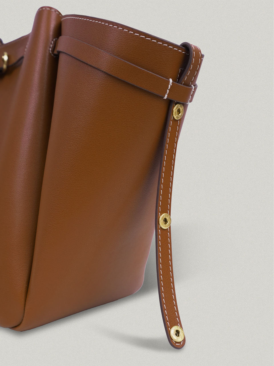 FOLNUA Mini Anthos Bag Brown - Stitch