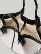 FOLNUA Mini Shell Bag - Black, Canvas