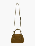 MARGESHERWOOD Soft Tote Mini Bag in Chestnut Nubuck leather