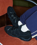 Rockfish Weatherwear ZANE X-STRAP SNEAKERS(SUEDE) Black view 2