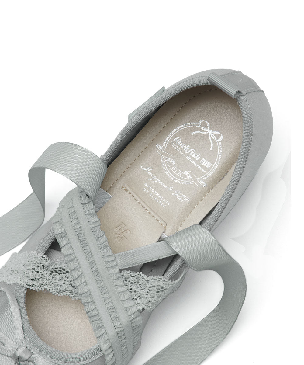 Rockfish Weatherwear Banding Ballet Flats - Grey view 8