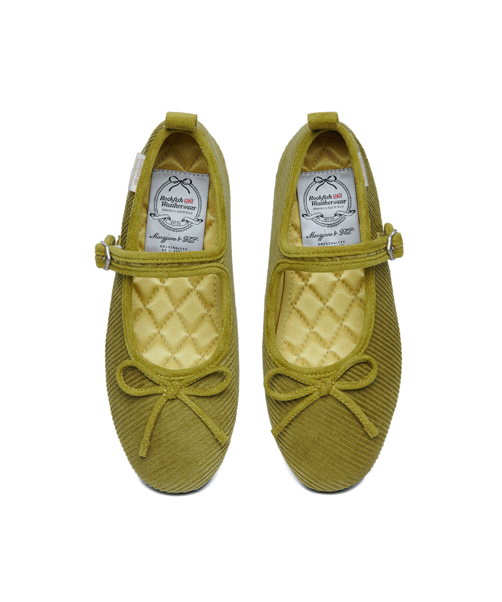 Rockfish Weatherwear Bella Maryjanes Corduroy Olive view 9