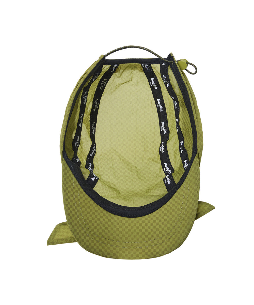 Rockfish Weatherwear KNOT CAP Olive Check inner print