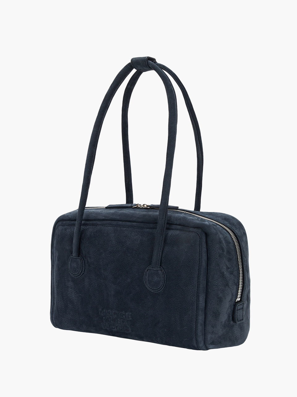 MARGESHERWOOD Soft Boston Bag - Indigo Nubuck