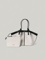 FOLNUA Mini Shell Bag - Black, Canvas