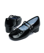 Rockfish Weatherwear Square Toe Two Strap Maryjanes 4cm Black view 9