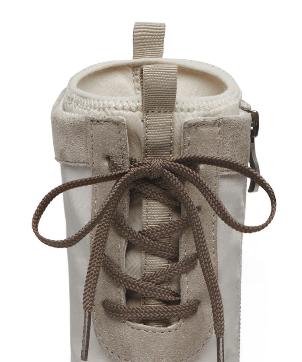 Rockfish Weatherwear NICOLE MIDDLE BOOTS Taupe lacing detail