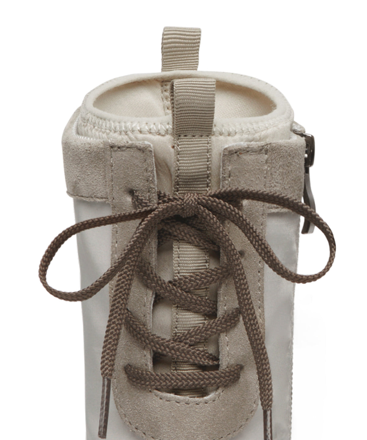 Rockfish Weatherwear NICOLE MIDDLE BOOTS Taupe lacing detail