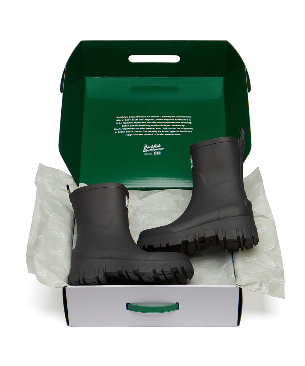 Rockfish Weatherwear PLATFORM RAIN BOOTS MIDDLE Black view 10