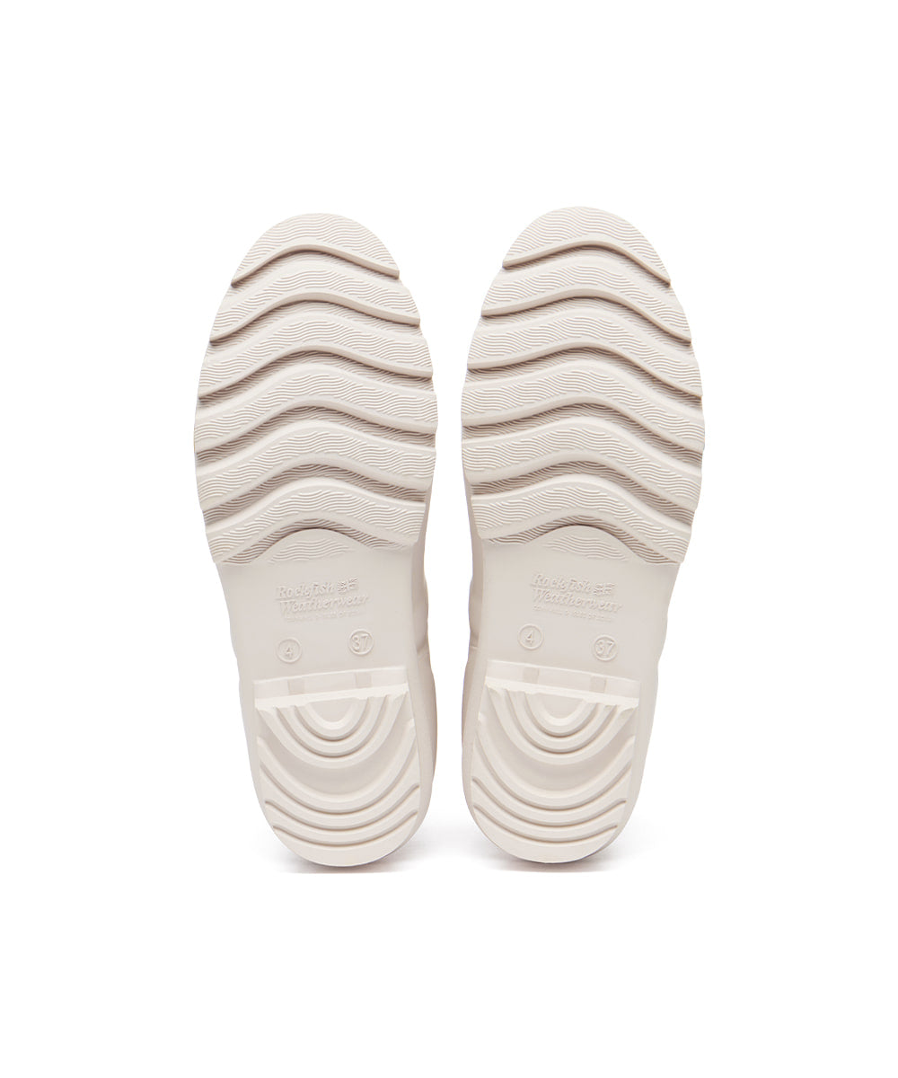 Rockfish Weatherwear Original Chelsea Rain Boots Ivory view 7
