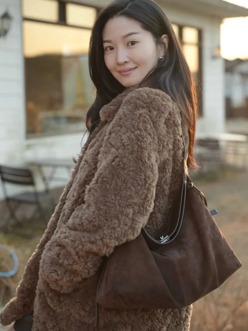 JOY GRYSON Seli Shoulder Suede