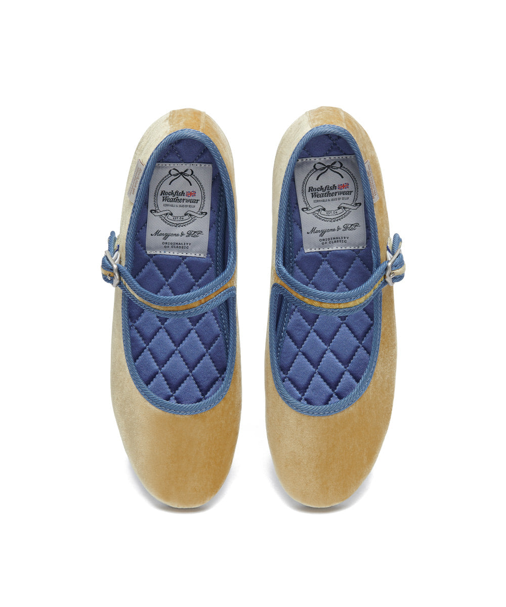 Rockfish Weatherwear Bella Quilted Maryjanes Yellow view 10