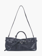 MARGESHERWOOD Grandma Used Bag - Navy Pull-up Leather