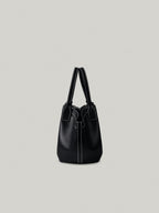 FOLNUA Mini Shell Bag - Black Stitch