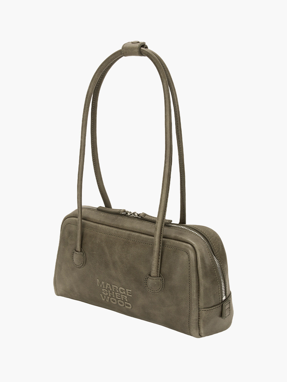 MARGESHERWOOD Soft Boston Ew Baguette Bag - Etoffe Leather