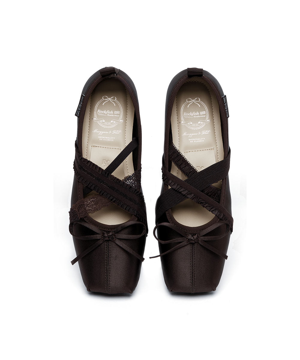 Rockfish Weatherwear Banding Ballet Flats - Brown view 9