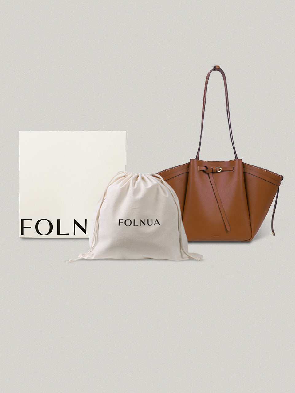 FOLNUA Anthos Bag Brown - Stitch