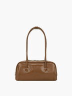 MARGESHERWOOD Soft Boston Ew Baguette Bag - Brown Crinkle