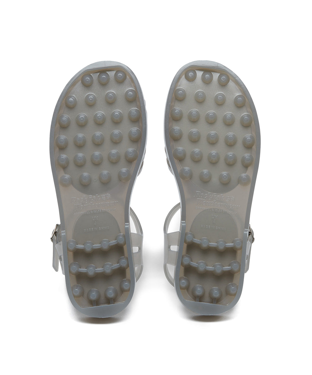 Rockfish Weatherwear GLAIR Strappy Sandals (Clear) Light Grey view 8