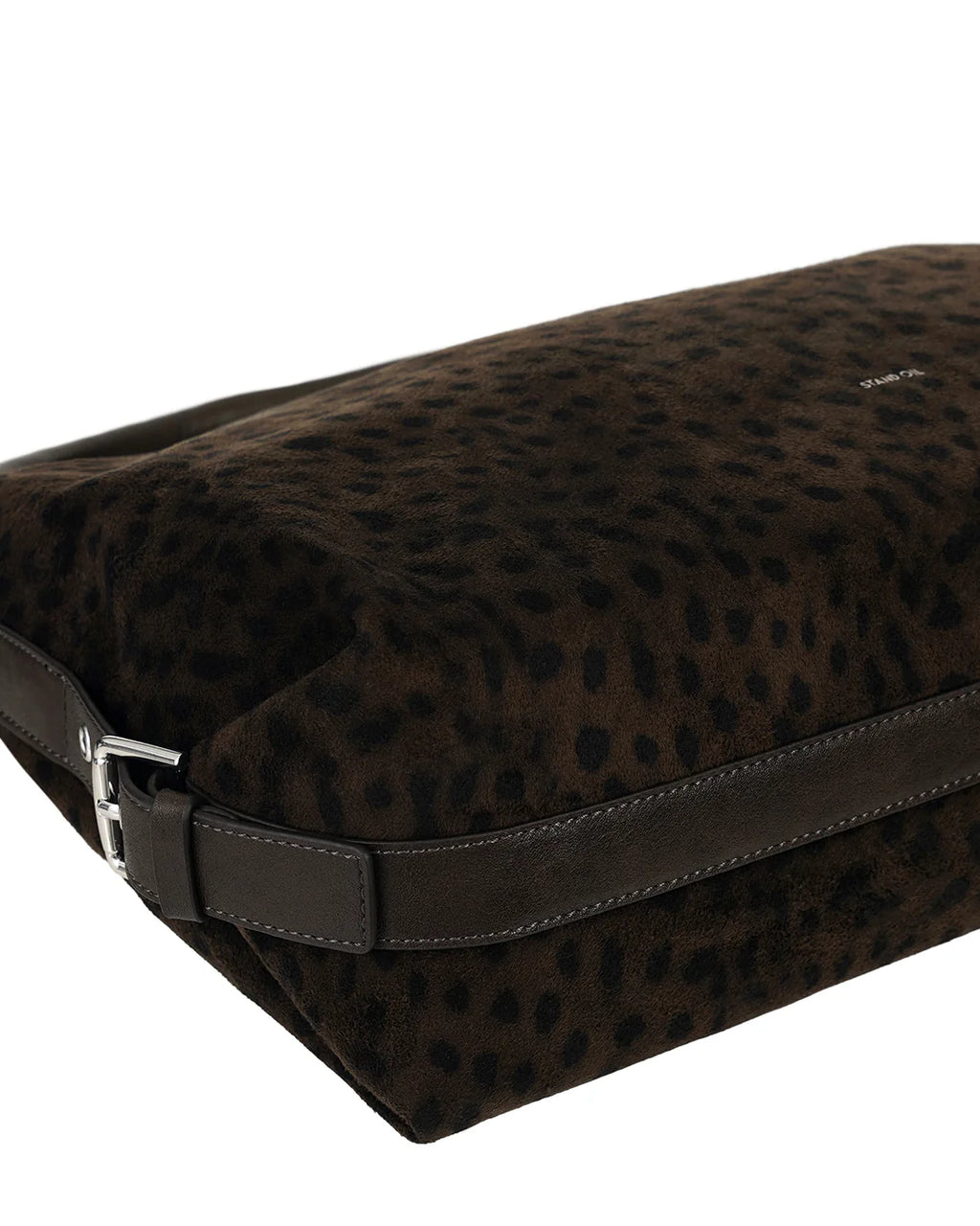 STAND OIL Mushy Bag - Leopard Marron (Limited Edition)