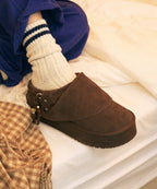 Rockfish Weatherwear Stud Maxi Folded Mules Cocoa view 2