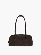 MARGESHERWOOD Soft Boston Ew Baguette Bag - Hush Nubuck