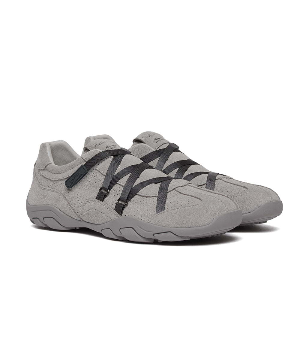 Rockfish Weatherwear ZANE X-STRAP SNEAKERS(SUEDE) Light Grey view 4