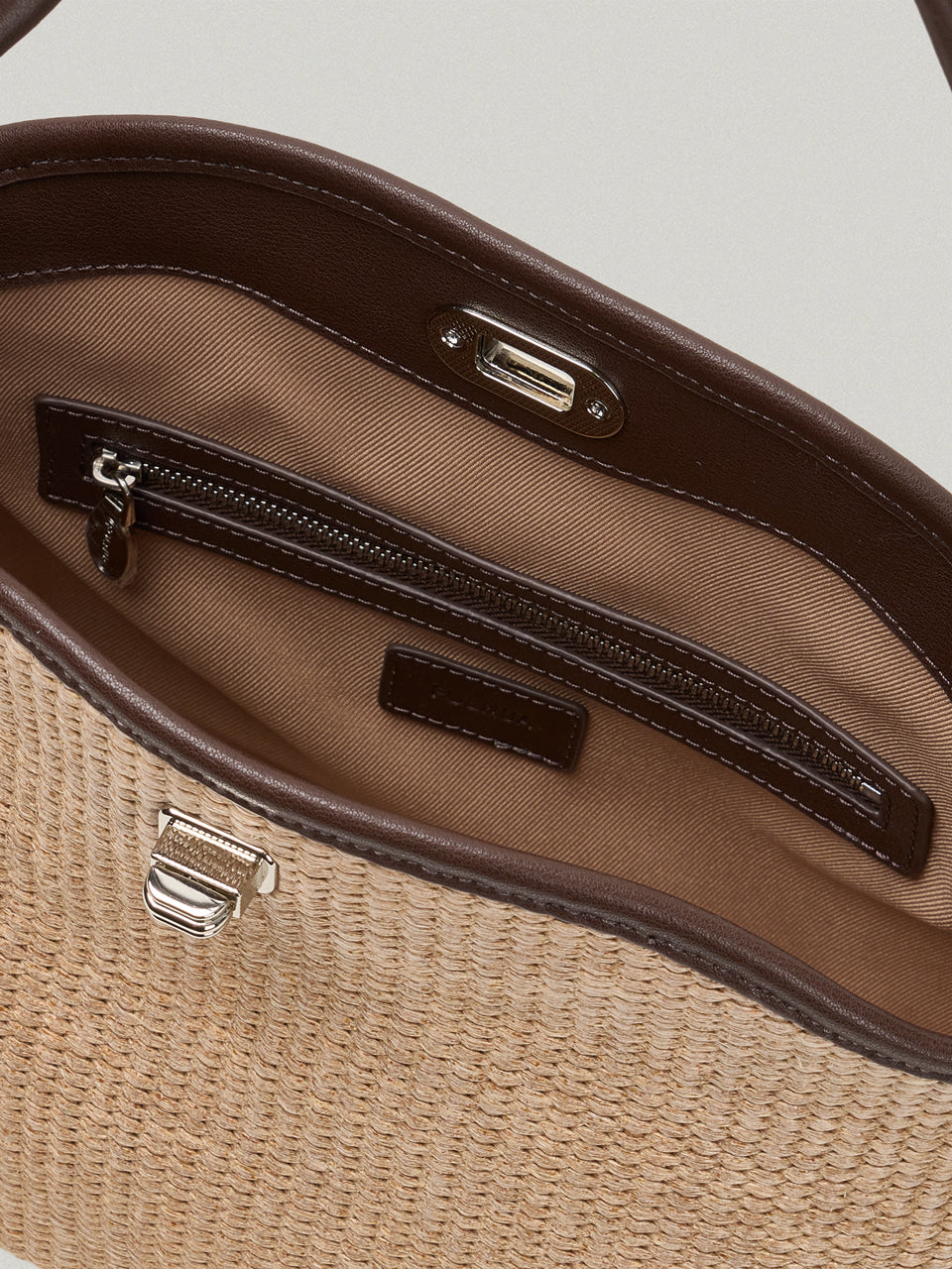 FOLNUA Dua Flap Bag Beige Lapia detail view 4
