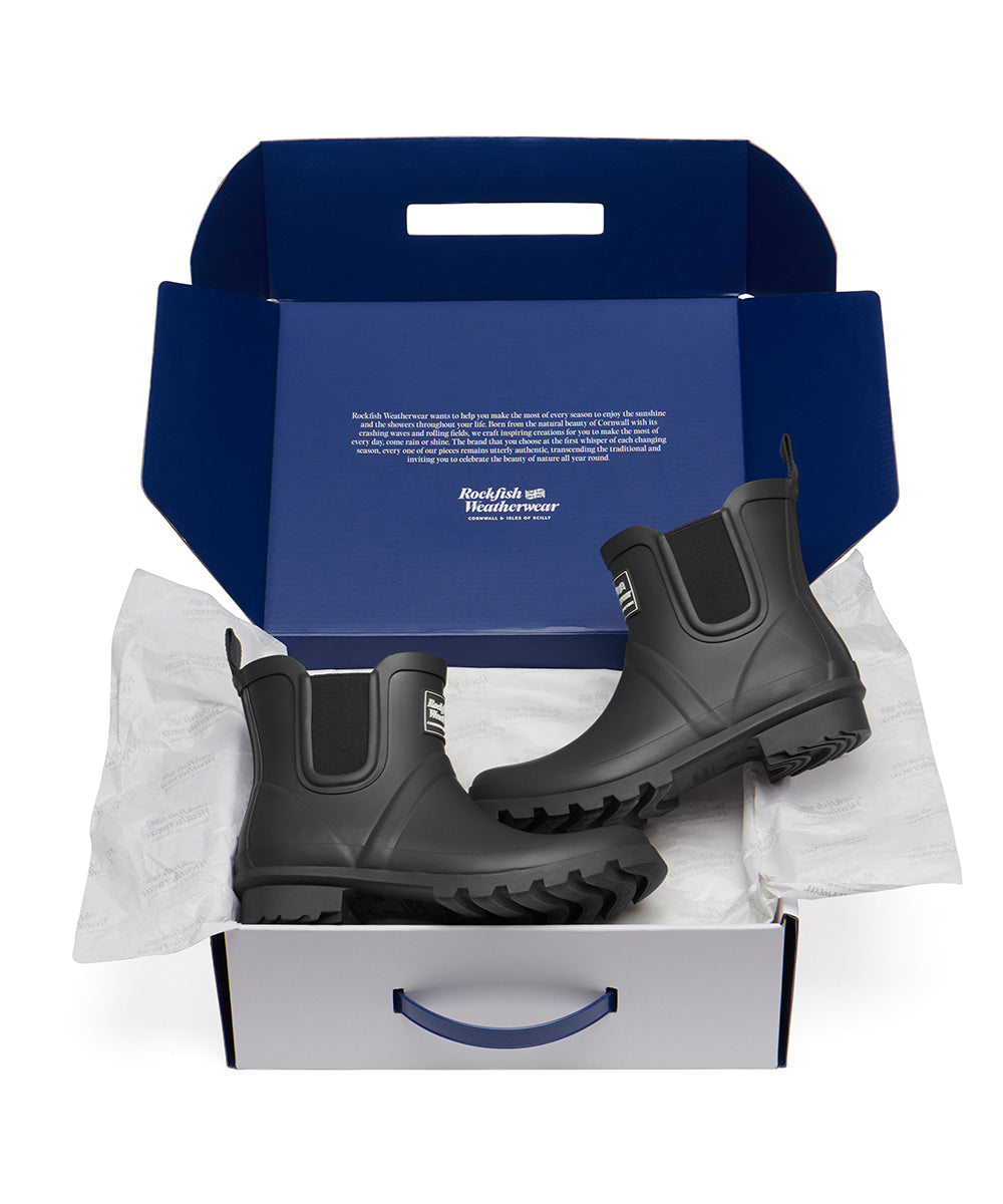 Rockfish Weatherwear Original Chelsea Rain Boots Black view 12