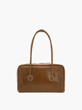MARGESHERWOOD Soft Boston Bag - Brown Crinkle