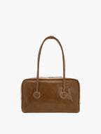 MARGESHERWOOD Soft Boston Bag - Brown Crinkle