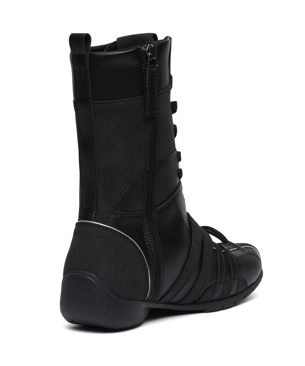 Rockfish Weatherwear Aster High Top Sneakers Black back view