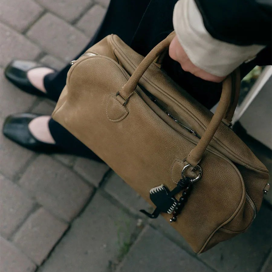 JOY GRYSON Maja Tote Bag Large Nubuck - Ochre
