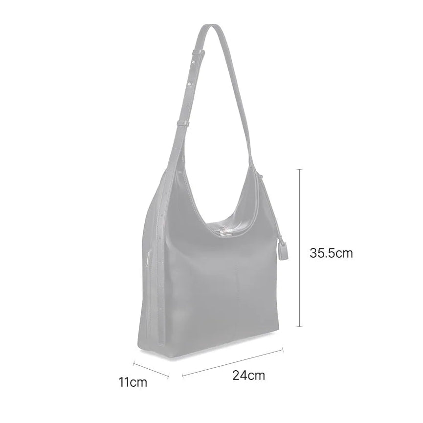 JOY GRYSON Selly Bucket Shoulder Bag - Black