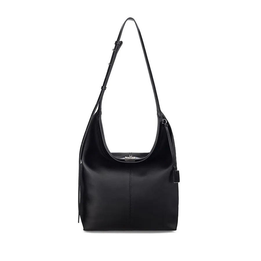 JOY GRYSON Selly Bucket Shoulder Bag - Black