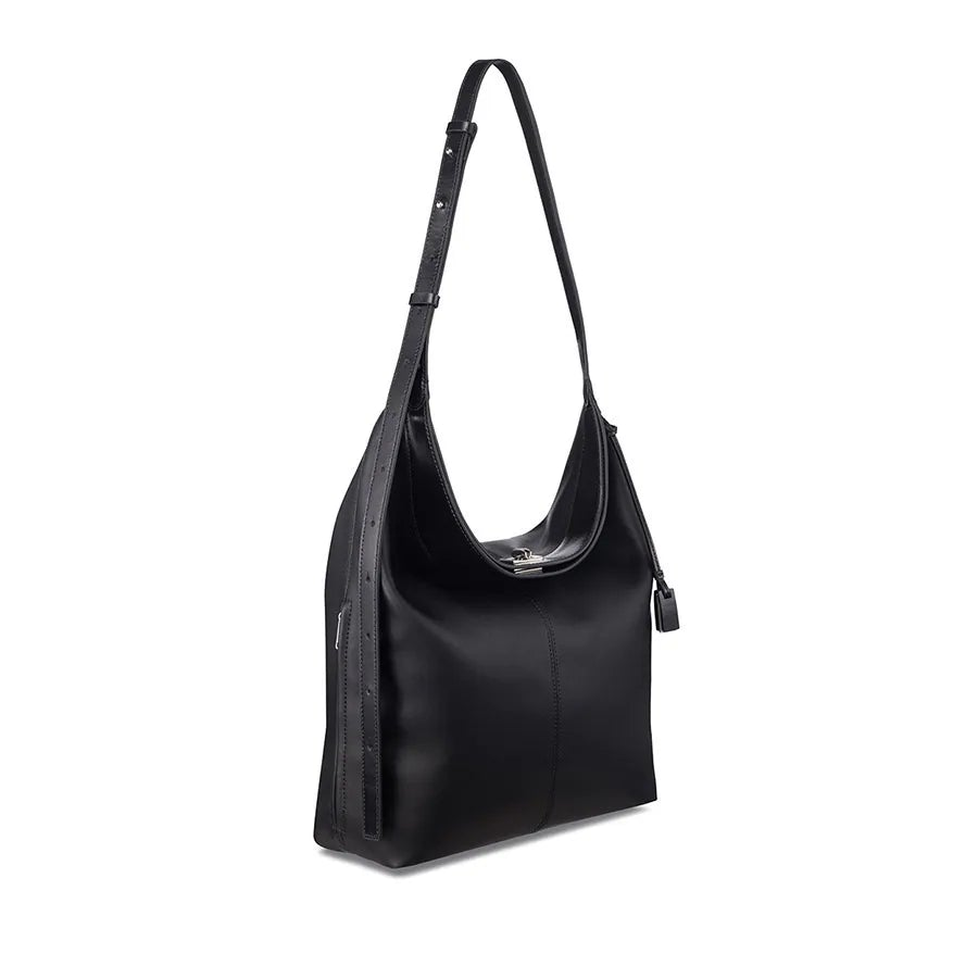 JOY GRYSON Selly Bucket Shoulder Bag - Black