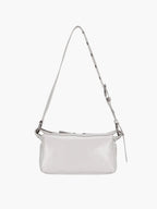 Marge Sherwood Outpocket Hobo Mini in light grey glossy plain, view 5