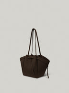 FOLNUA Mini Anthos Bag Cocoa - Nubuck - side profile