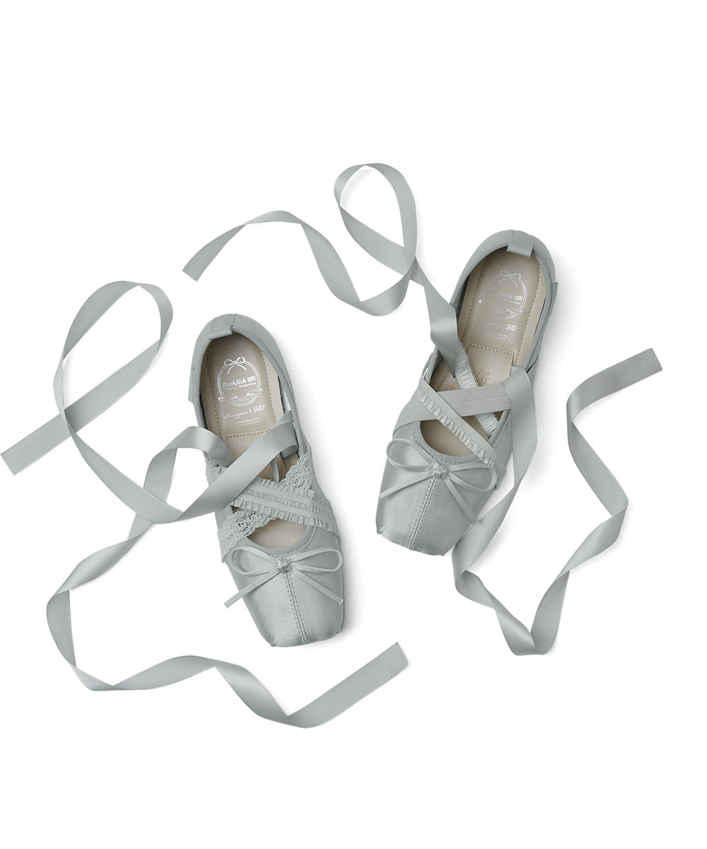 Rockfish Weatherwear Banding Ballet Flats - Grey view 9