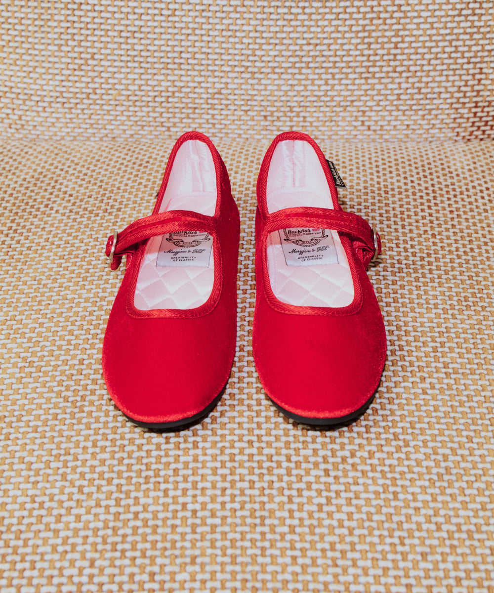 Rockfish Weatherwear Bella Quilted Maryjanes Red view 4