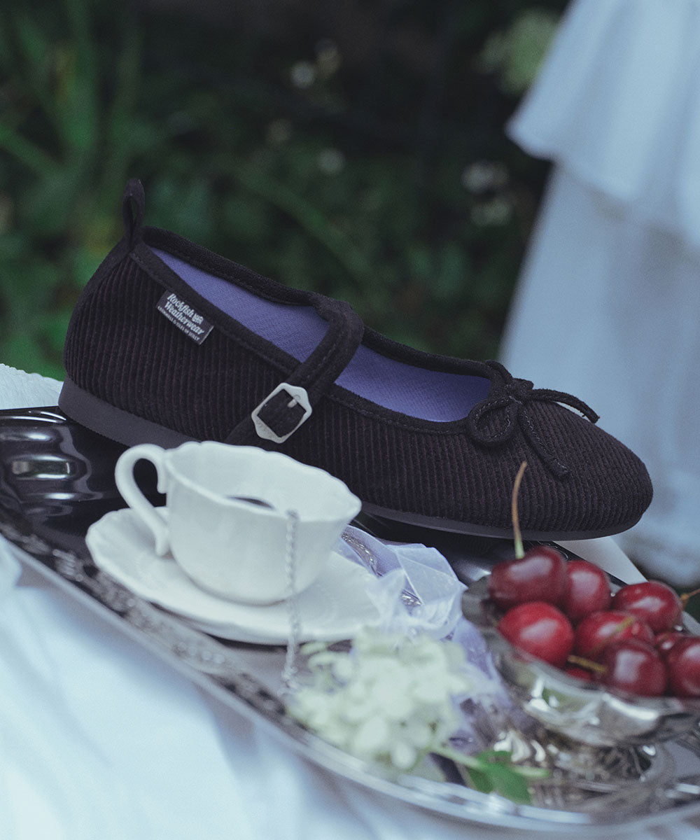 Rockfish Weatherwear Bella Maryjanes Corduroy Black view 2