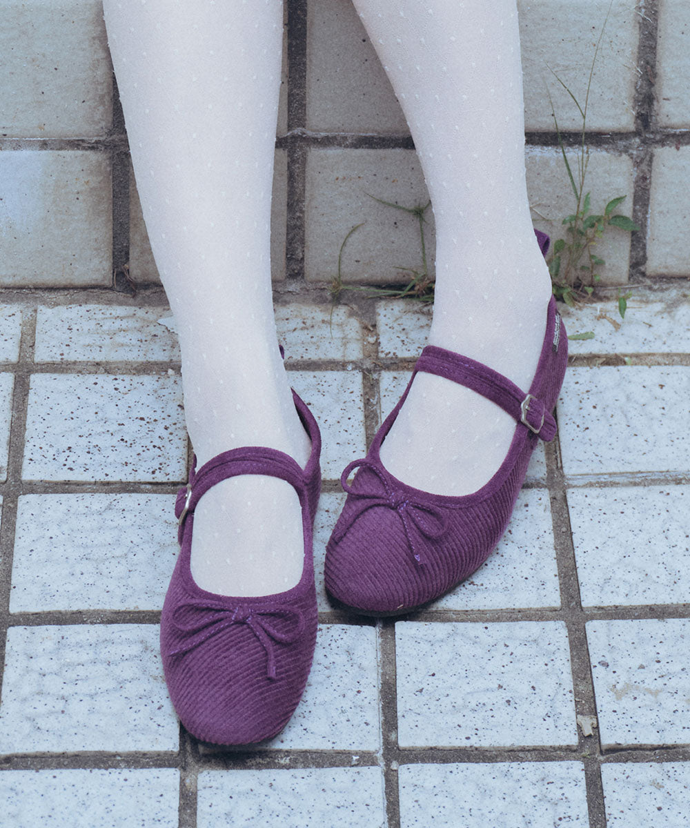 Rockfish Weatherwear Bella Maryjanes Corduroy Purple view 4