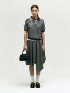 MARGESHERWOOD Soft Tote Mini Bag in Black Plain leather