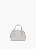 MARGESHERWOOD Soft Tote Mini Bag in Light Grey Plain leather