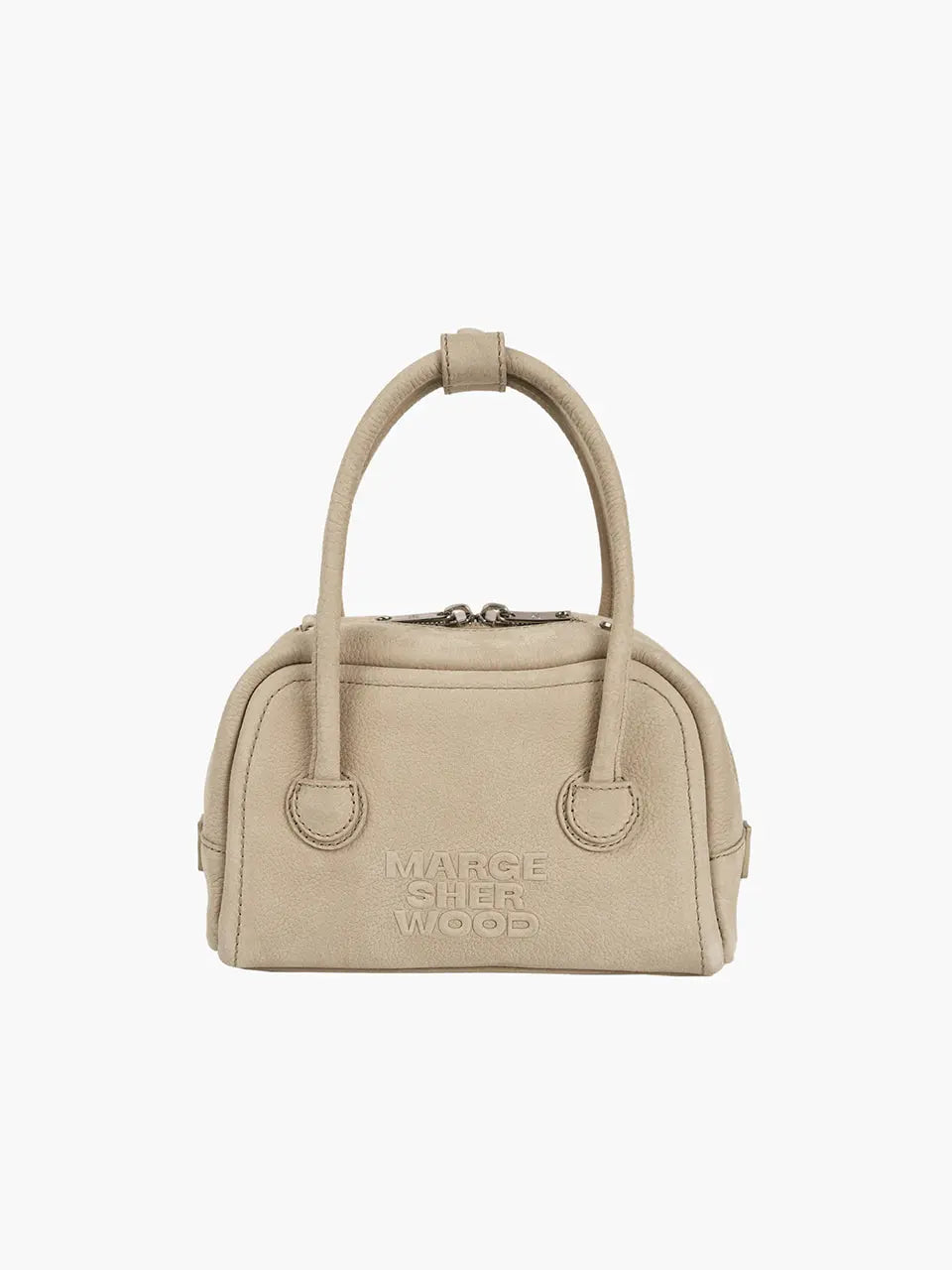 MARGESHERWOOD Soft Tote Mini Bag in Nude Nubuck leather