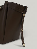FOLNUA Mini Anthos Bag Cocoa - Stitch - styled shot