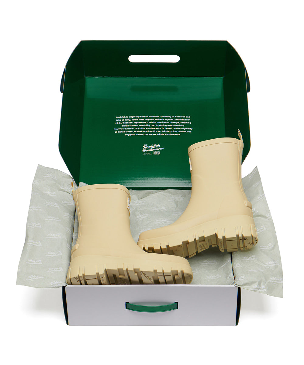 Rockfish Weatherwear PLATFORM RAIN BOOTS MIDDLE Butter view 6