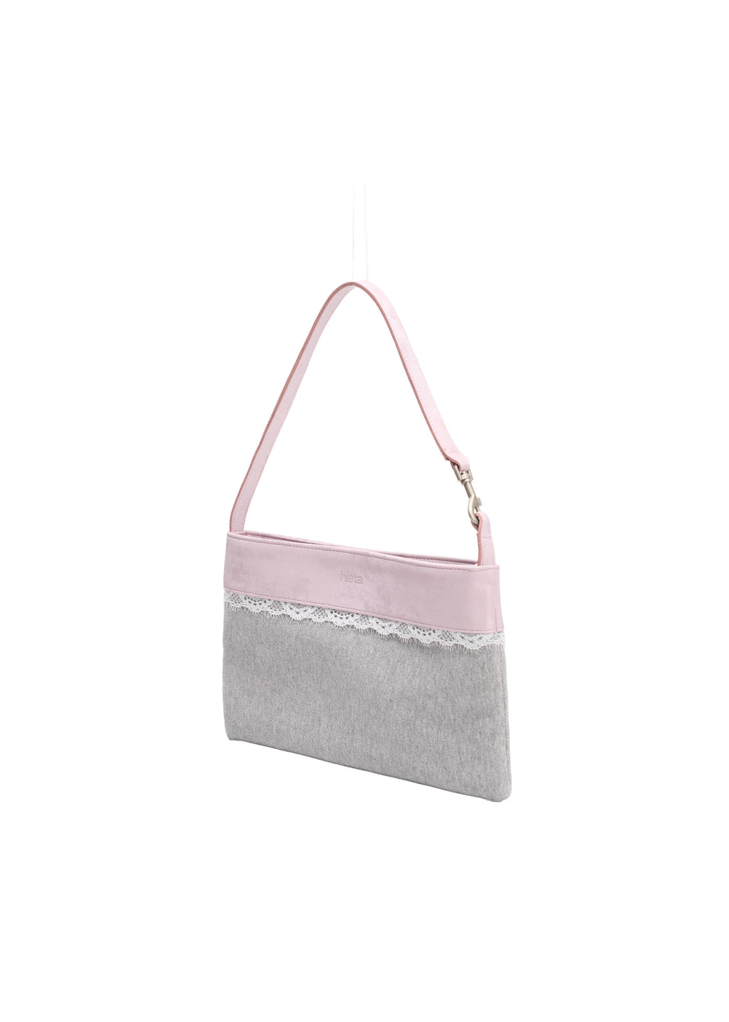 Hieta Iris Bag Powder Pink angle detail