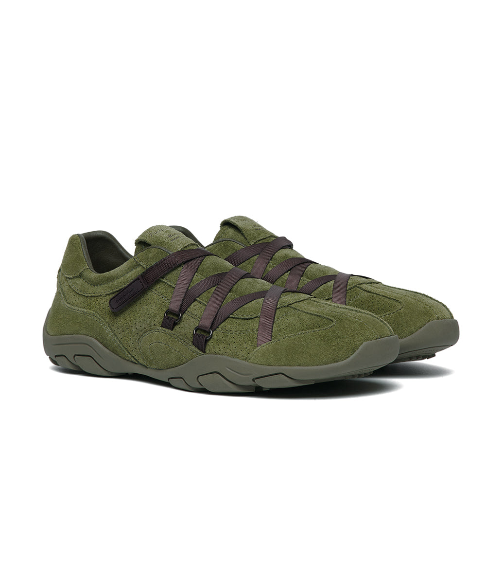 Rockfish Weatherwear ZANE X-STRAP SNEAKERS(SUEDE) Olive Green view 6