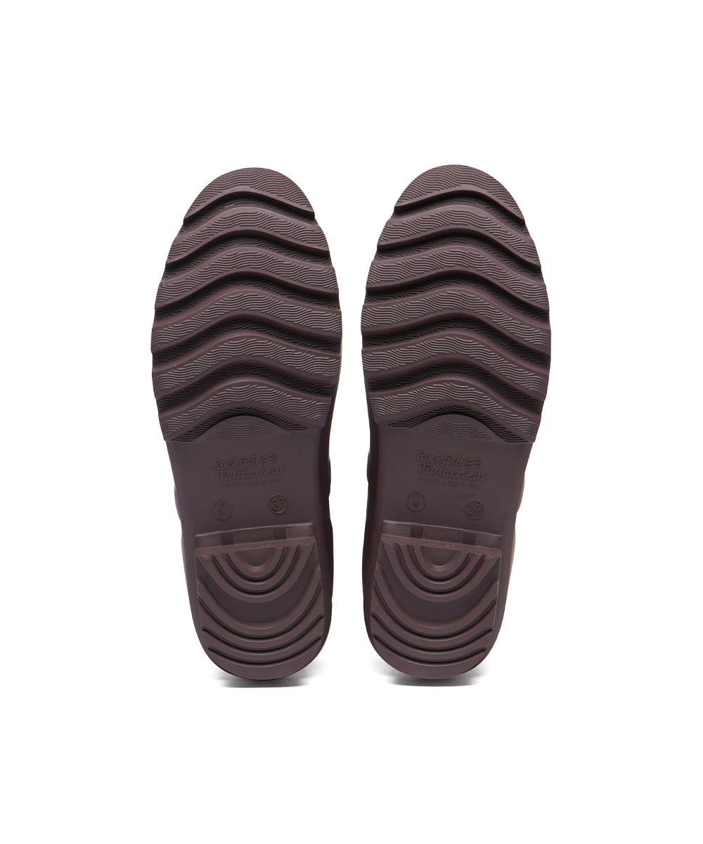 Rockfish Weatherwear Original Chelsea Rain Boots Dark Burgundy view 4